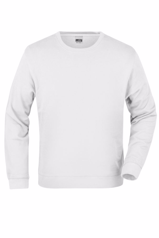 Sweatshirt JN057 White, str. S