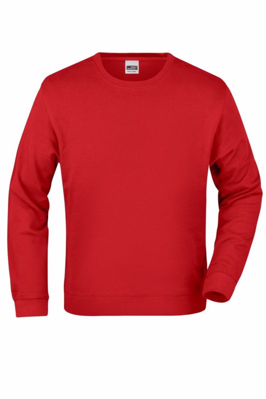 Sweatshirt JN057 Red, str. XL