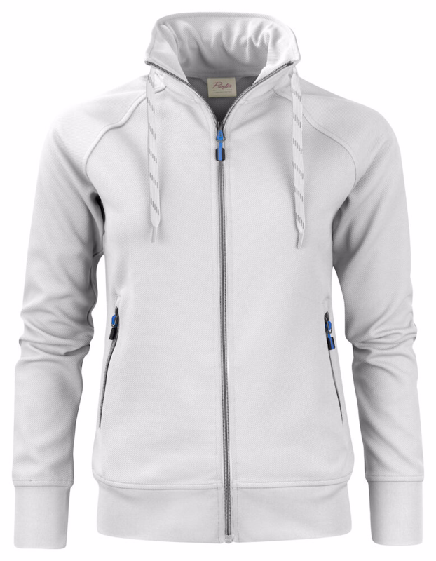 Sweatjakke Dame 2262064 White, str. XS