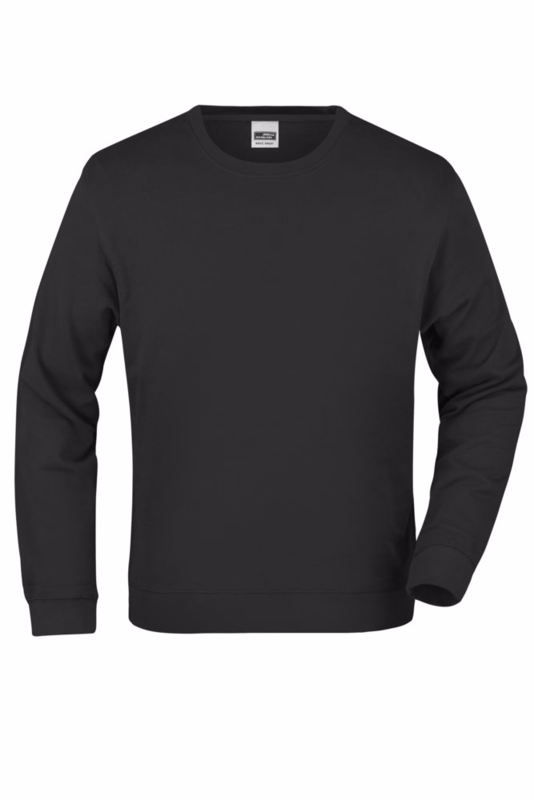 Sweatshirt JN057 Sort, str. M