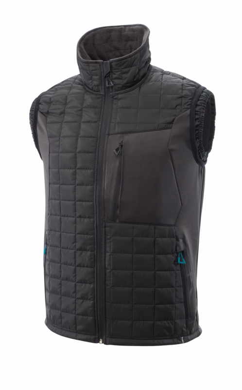 Termovest 17165 sort/mørk antracit, str. XS