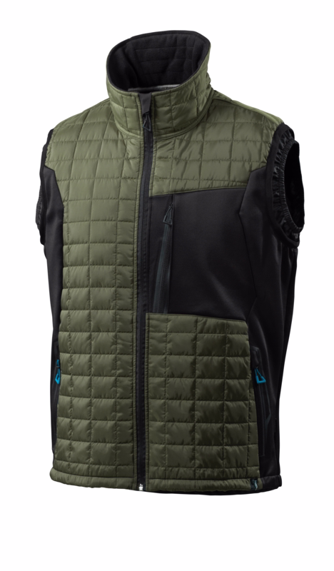 Termovest 17165 mosgrøn/sort, str. S