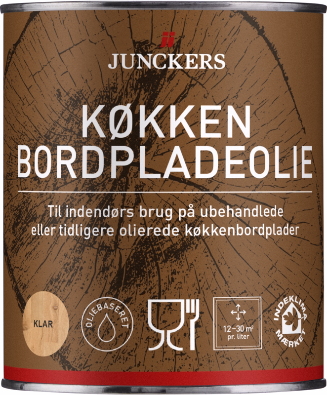 Køkkenbordpladeolie klar 0,75 ltr
