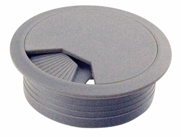 Kabelgennemføring grå ø60mm, pak á 2 stk