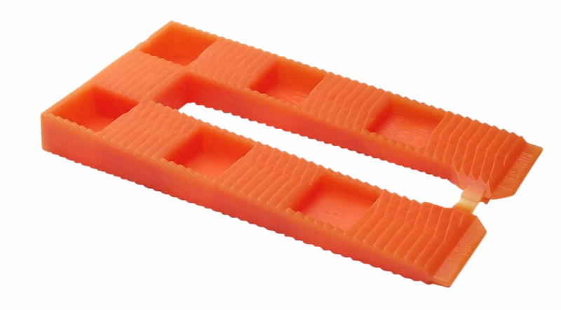 Opklodsningskile orange 80x40x8mm 1000 stk