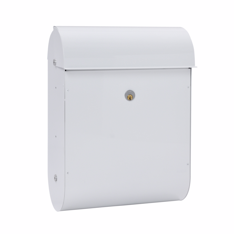 Postkasse Quartz 825 hvid m/Ruko-lås