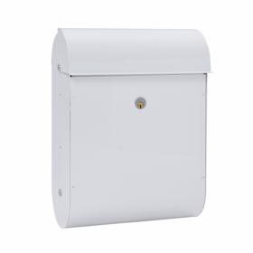 Renz - Postkasse Quartz 825 hvid m/Ruko-lås