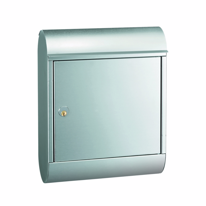 Postkasse Topaz 842 rustfri m/lås