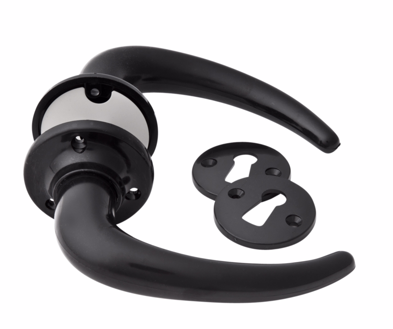 Dørgreb plast sort Coupe Ø21 t/gl.dør 35-40 4301