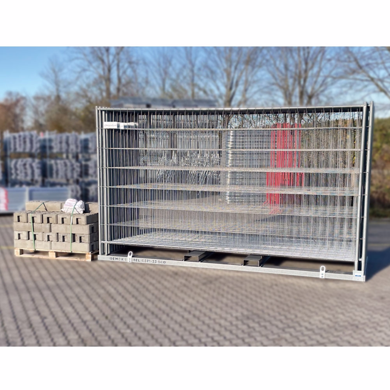 Byggepladshegn 105m Standard Komplet m/betonfødder