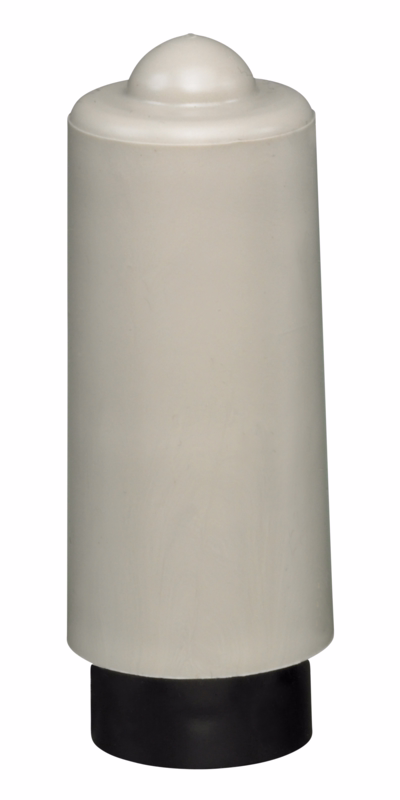 Dørstop plast grå t/gulv Ø30x75mm 4342