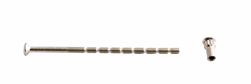 Knækskrue forn M4x90mm m/hylstermøtrik á 2 stk