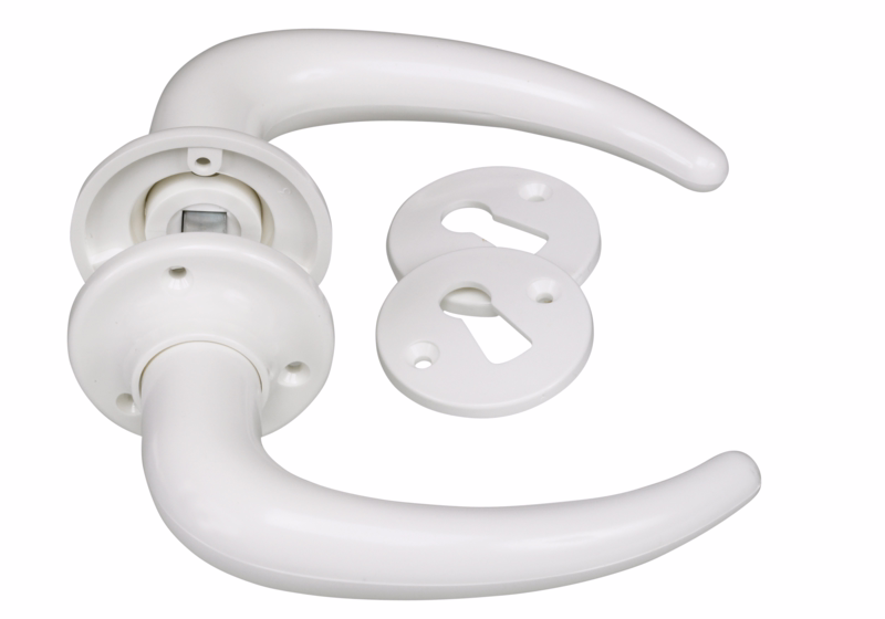 Dørgreb plast hvid Coupe Ø21 t/gl.dør 35-40 4301