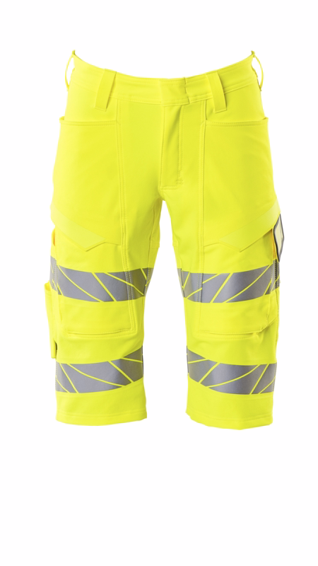 Arbejdsshorts Hi-vis 19249 lange Gul, str. 49