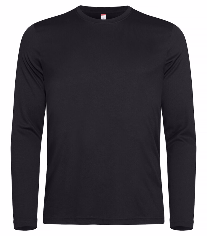 T-shirt L/Æ Actice 029040 Black, str. XS