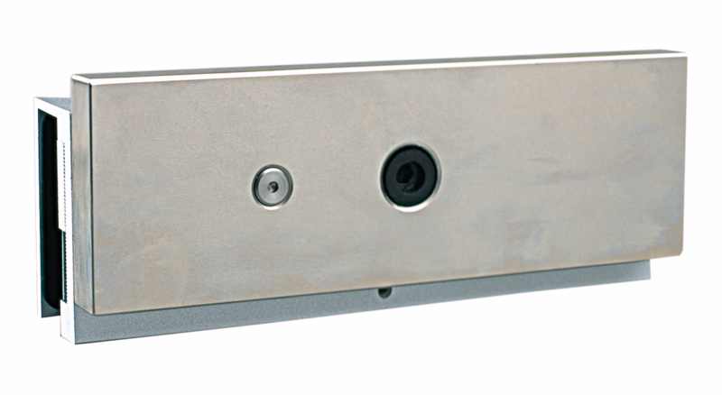 Konsol U-profil alu til ankerplade på glasdør