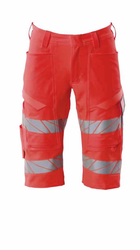 Arbejdsshorts Hi-vis 19249 lange Rød, str. 50