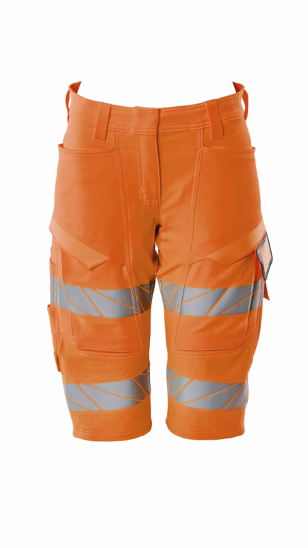 Arbejdsshorts Dame Hi-vis 19248 lange Orange, str. C50