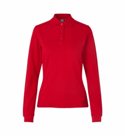 ID Identity - Poloshirt 0545 Dame L/Æ Rød