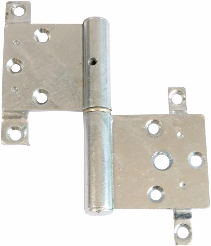 Dørhængsel fzv 120x51,5mm V s.t. m/hul f/karmskrue 11397