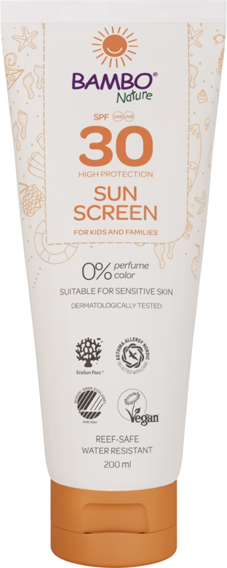 Solcreme uden parfume, SPF 30, 200ml