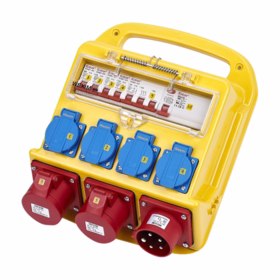 Wexim - Byggestrømstavle 16A m/aflåseligt låg