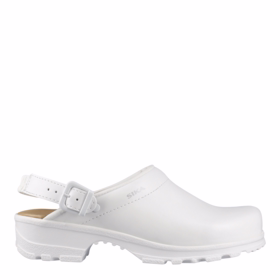 Sika footwear - Træsko m/hæl rem 8185 Hvid