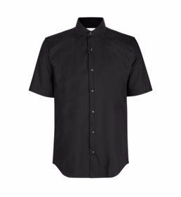 Seven Seas - Skjorte S/S SS254 Mod. Fit Sort