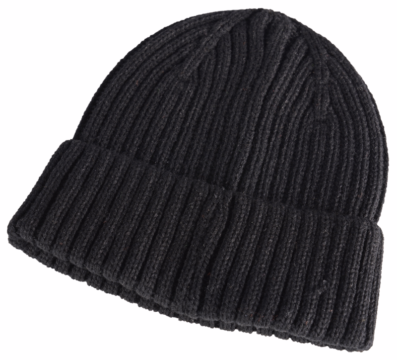 Hue strik 23050 Sort, onesize