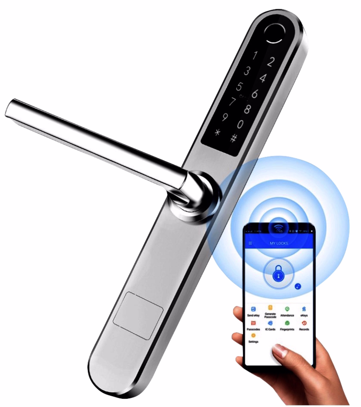 Langskiltesæt 38x280mm Smart Lock BG2000 RS u/Euro lås