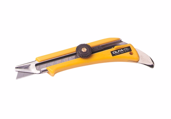 Kniv 18mm OL m/tæppehage