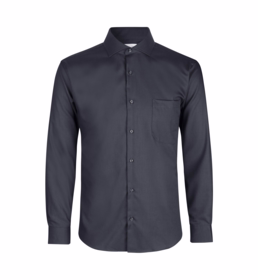 Seven Seas - Skjorte L/S SS310 Mod. Fit Koks Grå