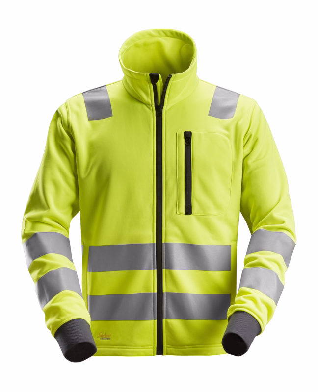 Fleecejakke 8036 Hi-viz gul, str. S