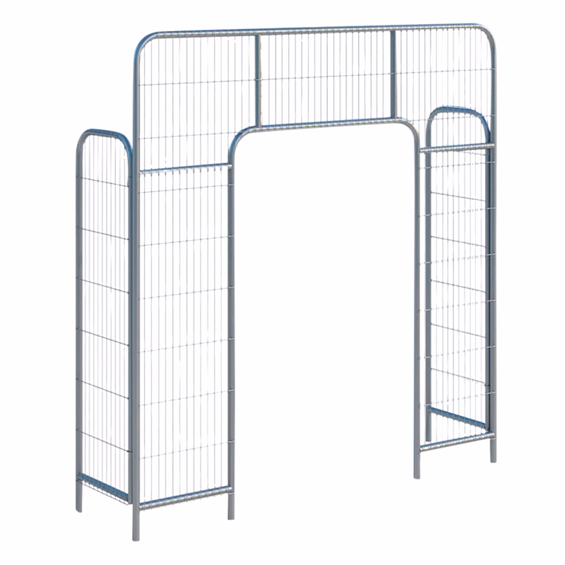 Gennemgangsport til byggepladshegn BxH 243x250cm