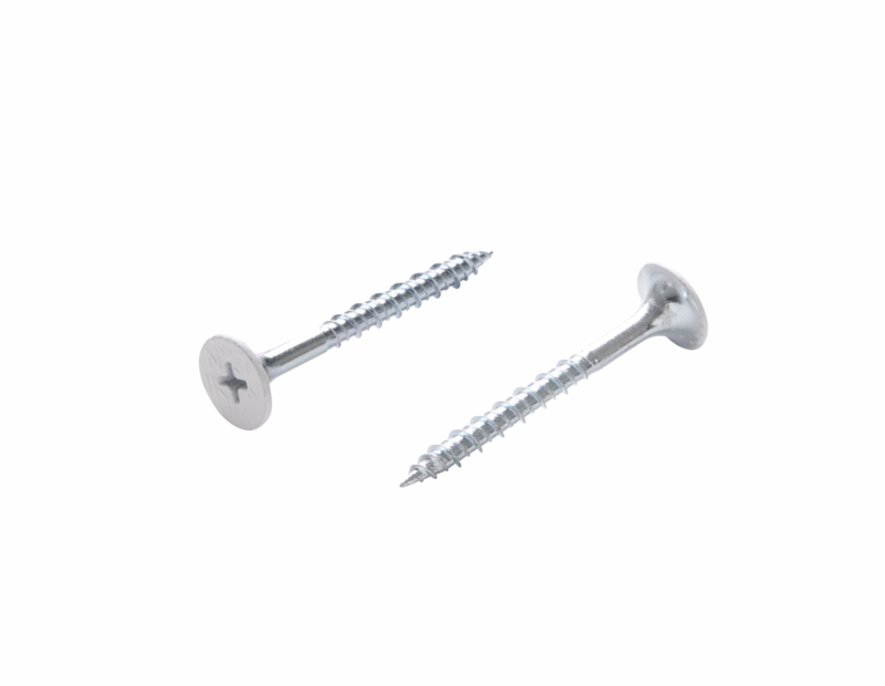 Træbetonskrue WOCON 4,2x45 mm trompethoved, hvid, á 200 stk