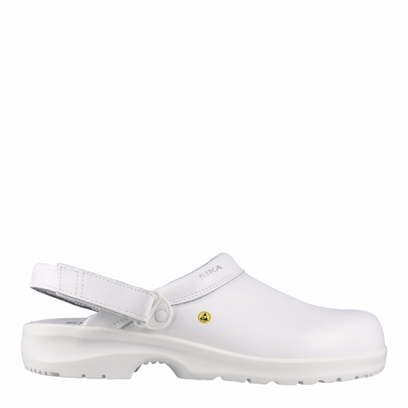 Clogs m/hælrem Fusion 19467 Hvid, str. 37