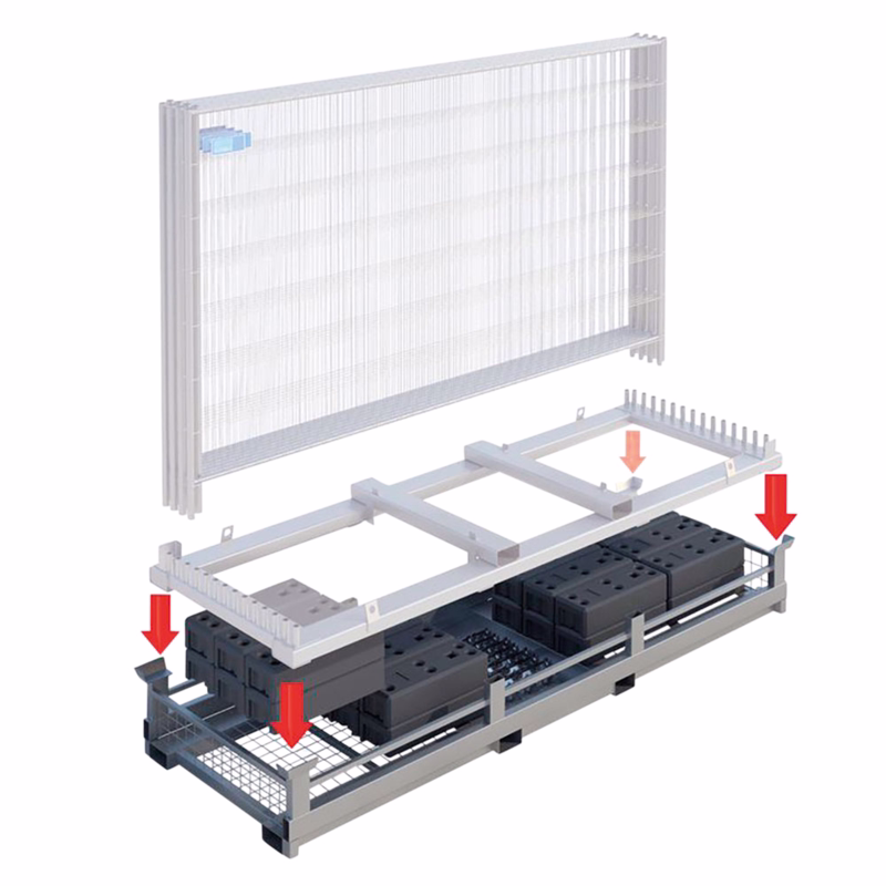 Transportcontainer til fødder