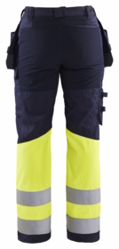 Blåkläder - Arbejdsbuks Dame 7185 Hi-vis Marineblå/gul