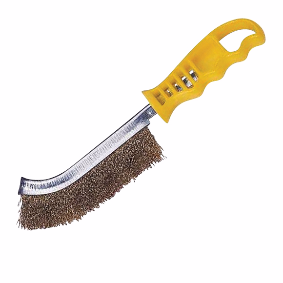 Håndstålbørste mess. 140mm