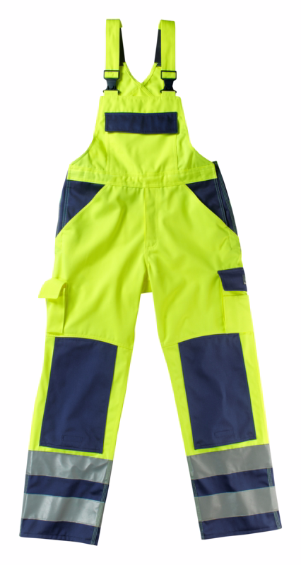 Overall Hi-vis 07169 gul/marine, str. 76C52