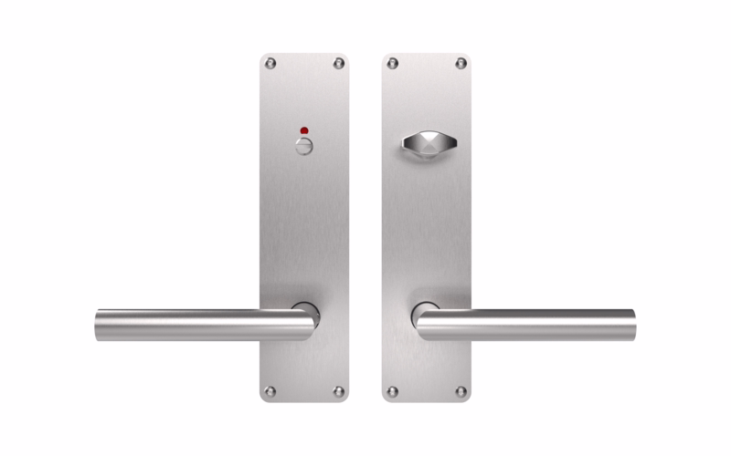 Dørgreb Ø18 mm Gering m/skilte 215x55 toilet RS