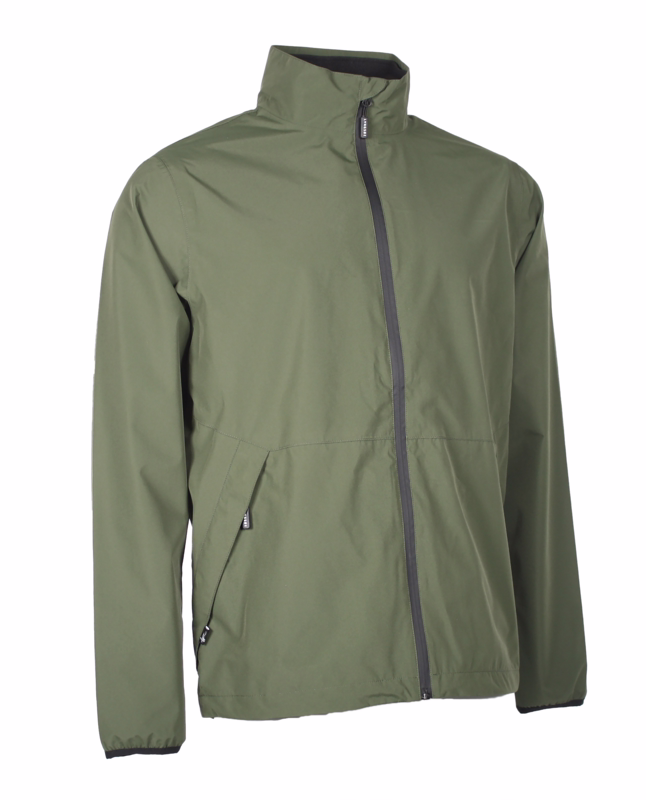 Regnjakke Windbreaker F1011 Grøn, str. 5XL