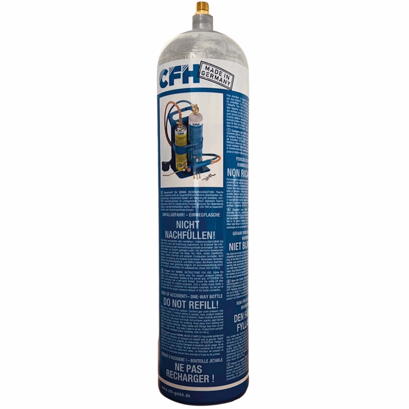 Oxygen flaske 130 gram t/CF52500