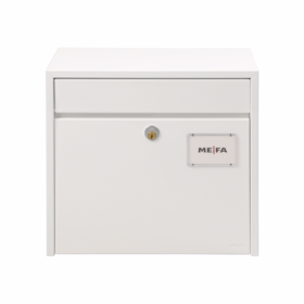 Renz - Postkasse Etude 900 hvid m/Ruko-lås