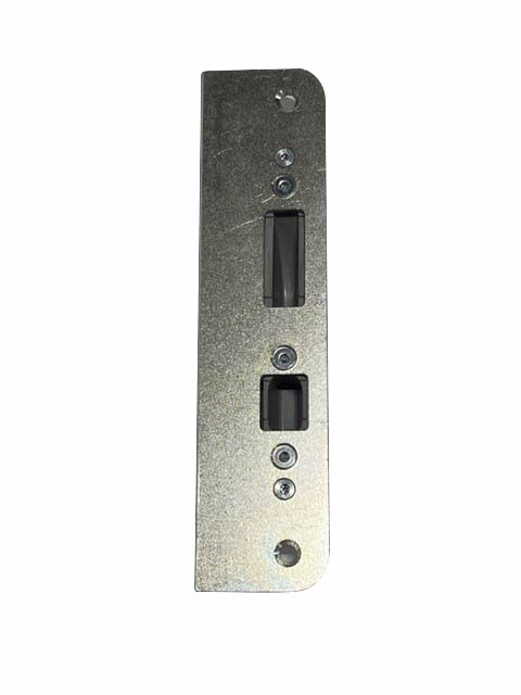 Slutblik t/træ Hage-rigle/rundbolt 204x44mm Venstre