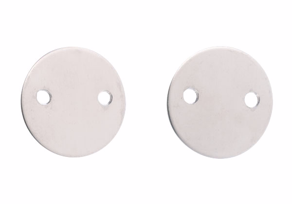 Blindskilte RS Ø50x2mm massiv dørtyk 40mm, 7100.05-40