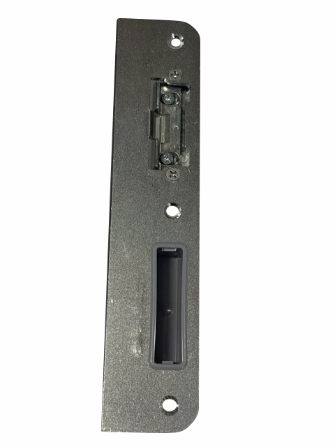 Slutblik t/træ falle-rigle elgalv. 204x44mm Højre