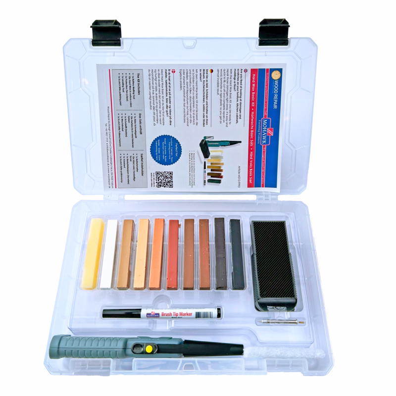 Voks hård, reparatiossæt m/10 stk ass. farver