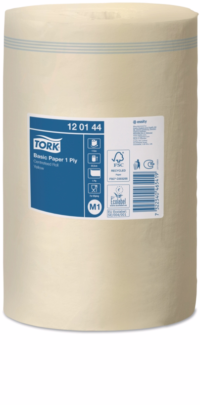 Aftørringspapir 310 Gul Mini