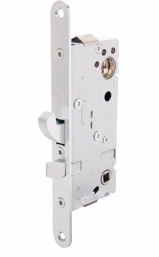 Låsekasse 510 falle/hagerigellås m/mikrokontakt d50 venstre